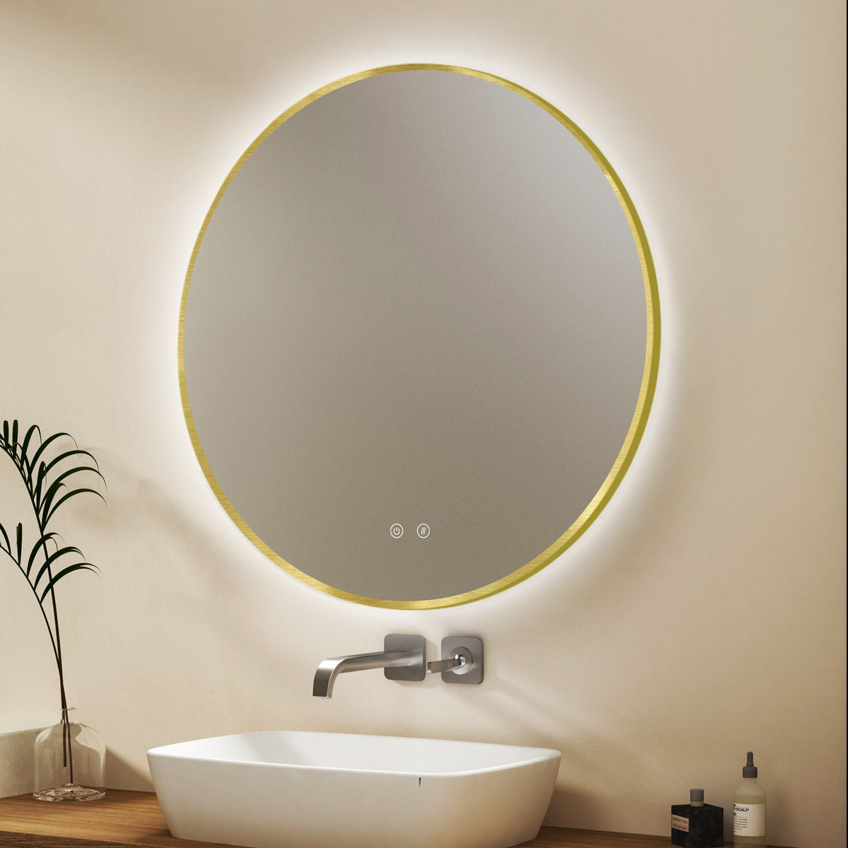 LED ogledalo Ares Gold